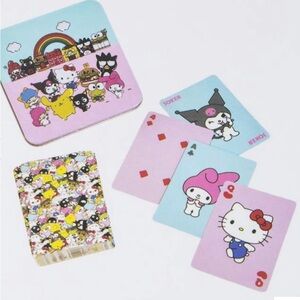 Hello Kitty & Friends Deck of Cards and Tin NWT